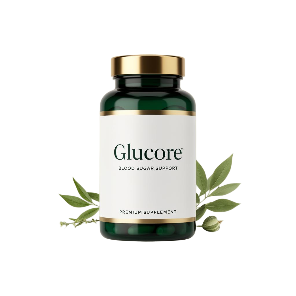 Glucore blood sugar support supplement bottle